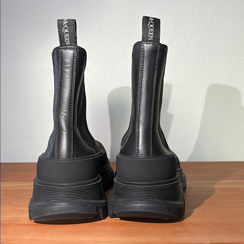 Men's Black Alexander McQUEEN BOOTS - Picture 7 of 10